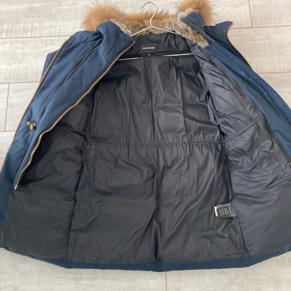 NWOT Mackage Marla Parka with Natural Fur Trim - Picture 5 of 16